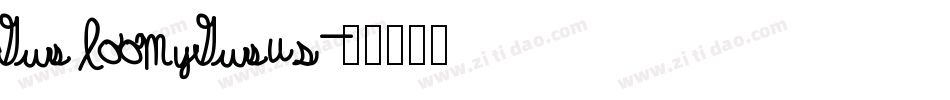 Gloomy Gus字体转换